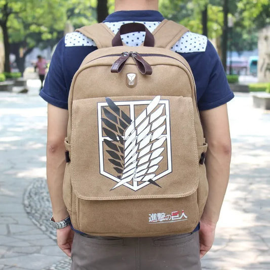 Attack on Titan Scouting Legion Backpack β Cosplay School Bag