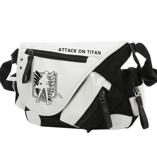 Levi Ackerman Messenger Bag β Attack on Titan Canvas Shoulder Backpack
