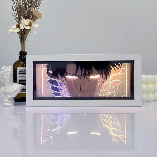 Attack on Titan 3D Night Light β Eren Jaeger & Levi Ackerman Anime Bedroom Decor