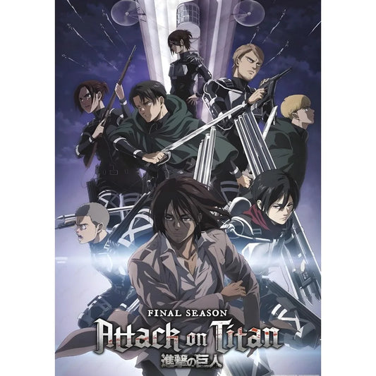 Wanted Attack on Titan Poster β Waterproof Sticky Wall Art for Home & Bar