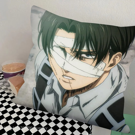 Attack on Titan Pillow Cover β Square Cushion Case for Home & Car Decor
