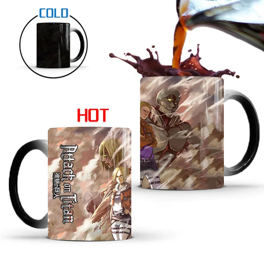 Attack on Titan Color Changing Mug β Heat Sensitive Ceramic Cup