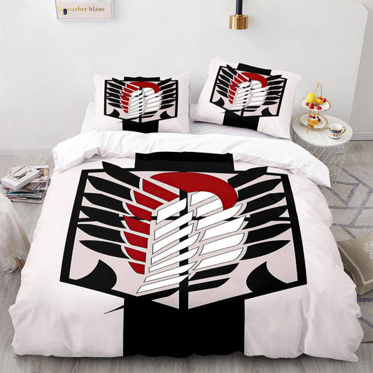 Attack on Titan Bedding Set β Anime Duvet Cover for All Sizes