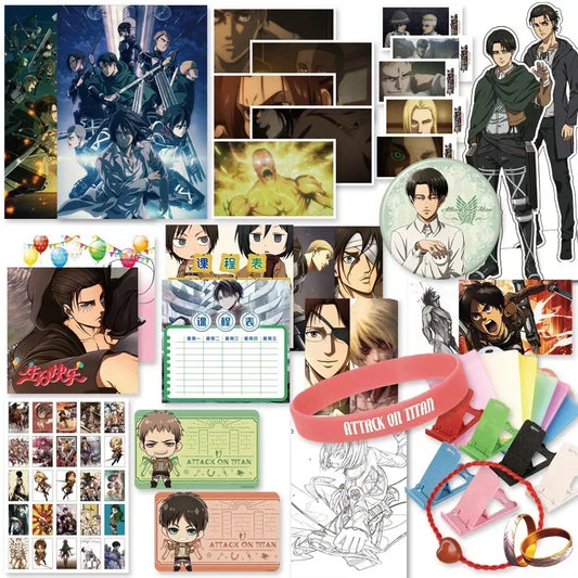Attack on Titan Lucky Gift Bag β Eren & Ackerman Anime Fan Set