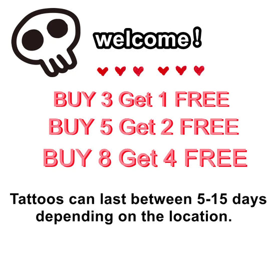 Attack on Titan Temporary Tattoo Stickers β Waterproof Body Art for Anime Fans