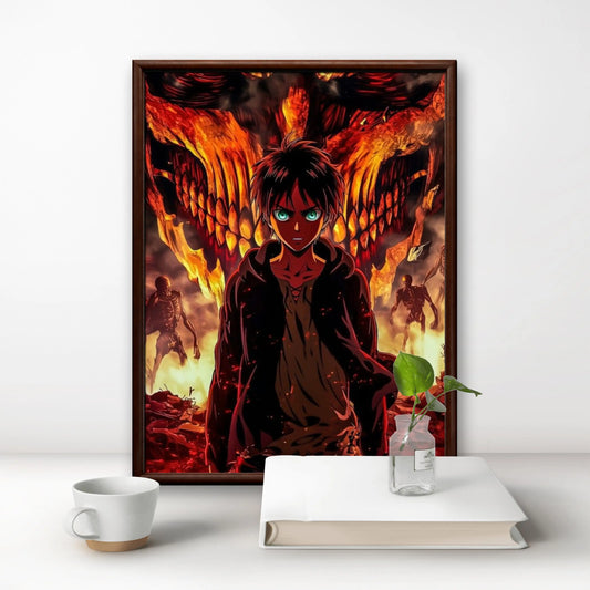 2025 Attack on Titan Diamond Art Kit – DIY Mosaic & Cross Stitch Craft