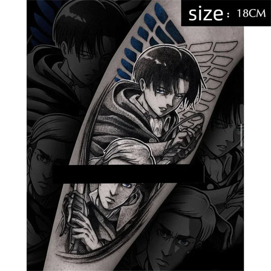 Attack on Titan Temporary Tattoos β Armin & Erwin Waterproof Body Art