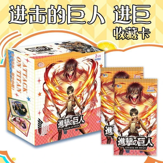 Attack on Titan Laser Foil Collectible Cards β Blind Bag Surprise Gift