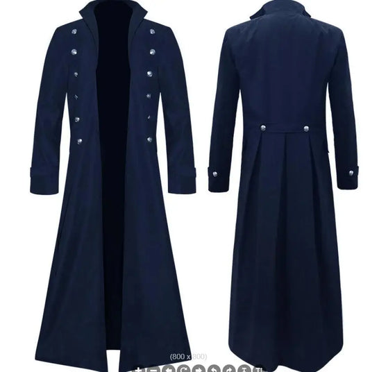 Steampunk Medieval Count Pirate Trenchcoat Costume
