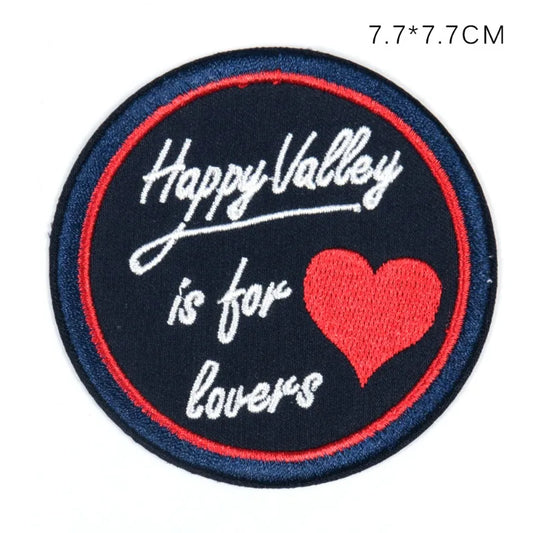 Exquisite Round Burnt Edge Badge Patch
