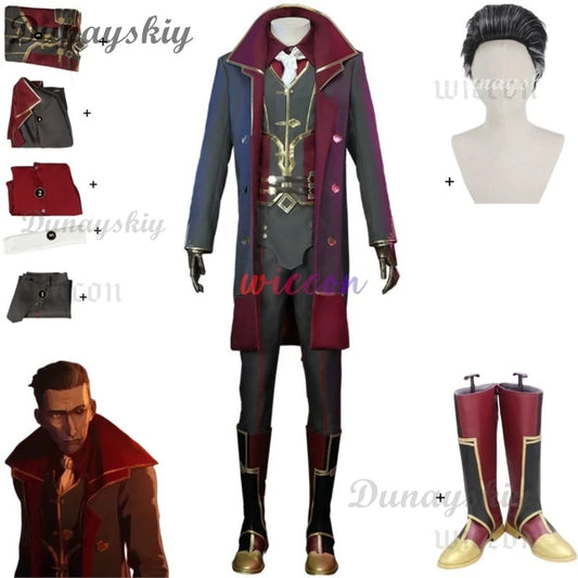LOL Arcane Silco Cosplay Costume Set