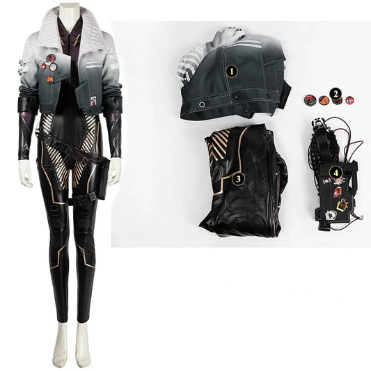 Cyberpunk 2077 Song So Mi Cosplay Costume