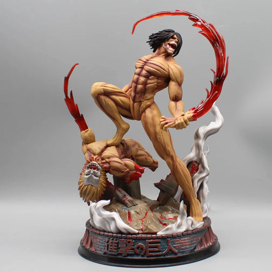 Armored Titan Eren Figure – Attack on Titan PVC GK Statue