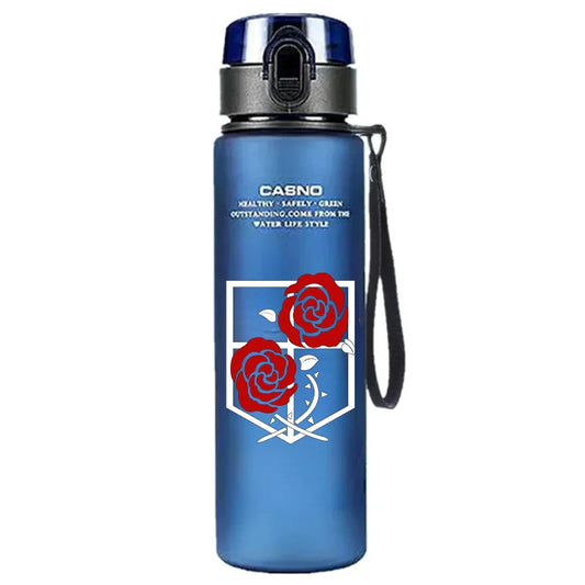560ml Attack on Titan Water Bottle – Wing of Liberty Sports Cup for Kids