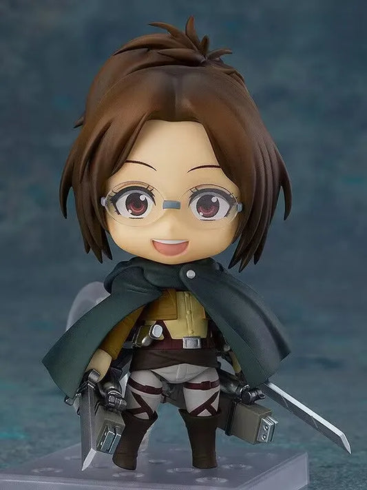 Attack on Titan Cute PVC Figure Set – Hange, Erwin, Mikasa