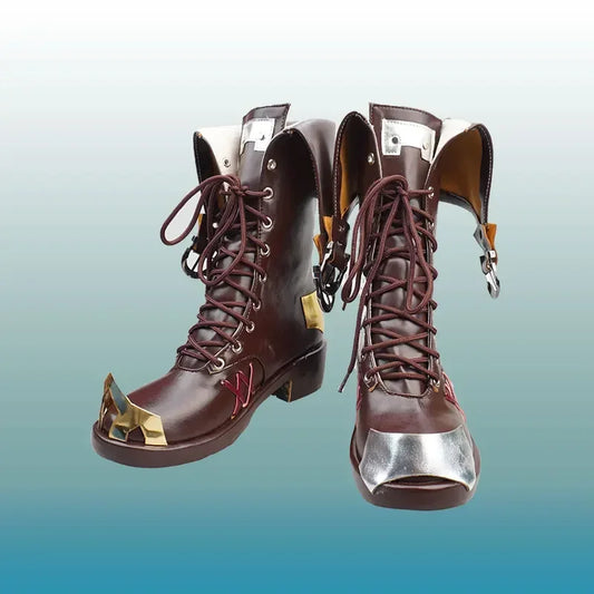 Jinx Cosplay Shoes – Custom-Made PU Leather Boots