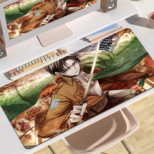 Attack on Titan Custom Mouse Pad – Anime Desk Mat for Teen Girls' Bedrooms