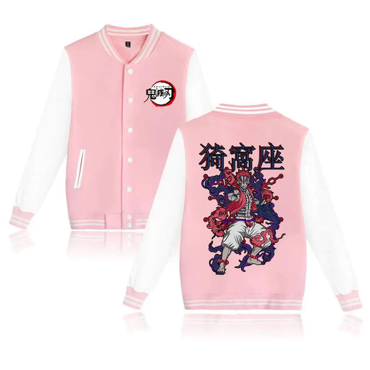 Demon Slayer Akaza Baseball Uniform Jacket