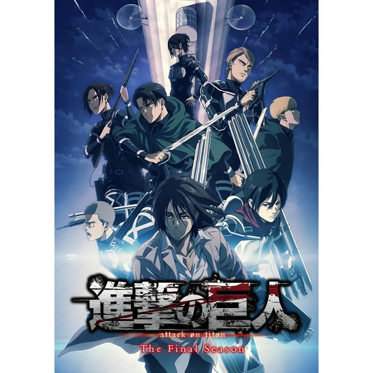 Attack on Titan Poster – Waterproof Sticky Wall Art for Home & Bar Decor