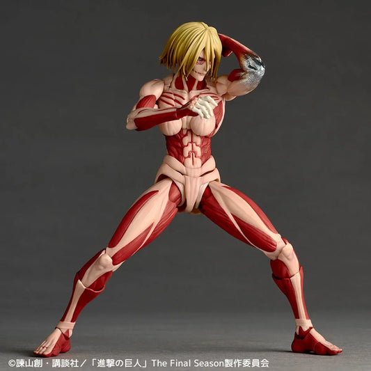 Kaiyodo Revoltech Attack on Titan Figures – Female Titan, Eren & Armored Titan