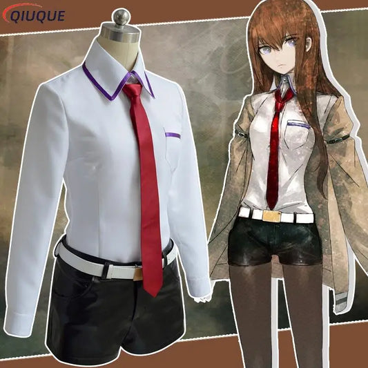 Steins Gate Kurisu Makise Cosplay Full Set