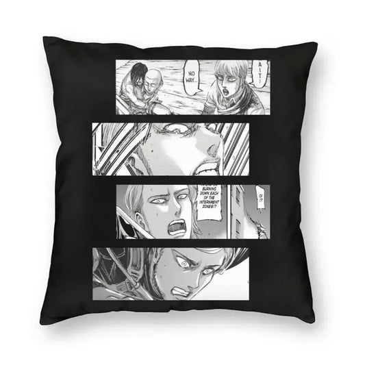 Jean Kirstein Cushion Cover – 45x45cm Attack on Titan Anime Pillowcase