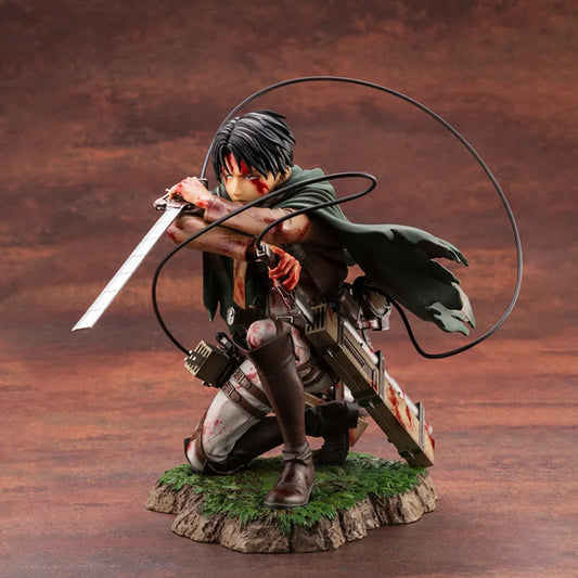 Levi Blood Battle Action Figure – High-Quality Attack on Titan Collectible