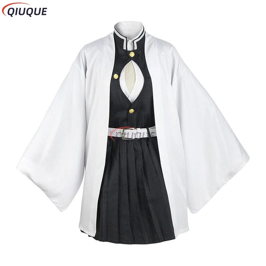 Kanroji Mitsuri Cosplay Costume and Wig Set