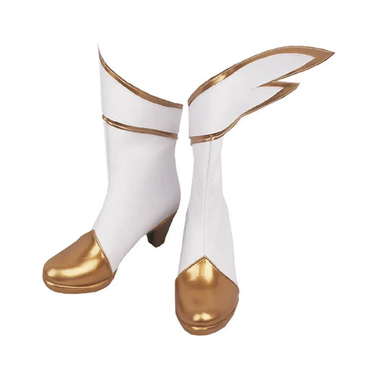 Seraphine Cosplay Boots – High Heel Leather Shoes