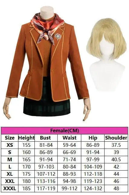 Ashley Graham Cosplay Wig & Costume Set – Adult Women’s Halloween Outfit