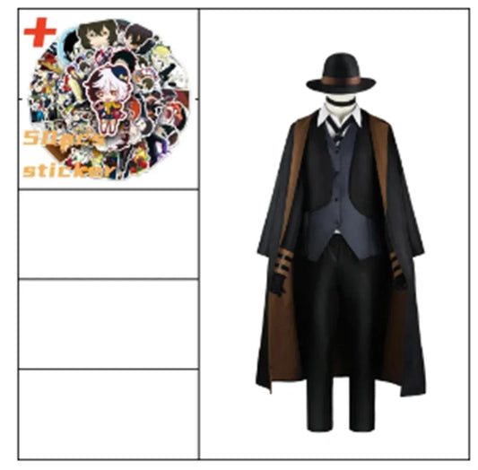 Nakahara Chuuya Cosplay Costume Set