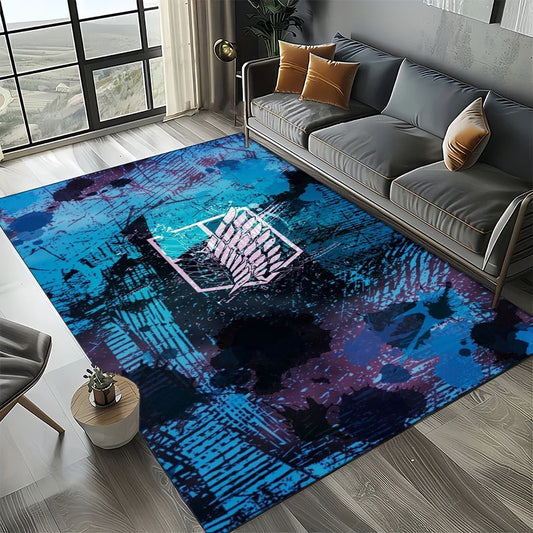Attack on Titan Eren Rug – 27 Style Non-Slip Anime Floor Mat