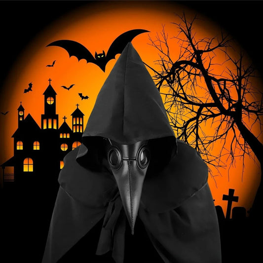 Halloween Plague Doctor Bird's Beak Mask Costume