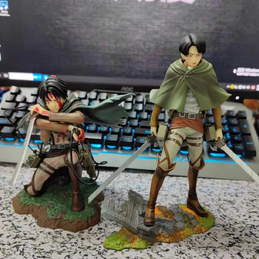 Mikasa & Levi Artfx J Figures – Battle Damage Edition