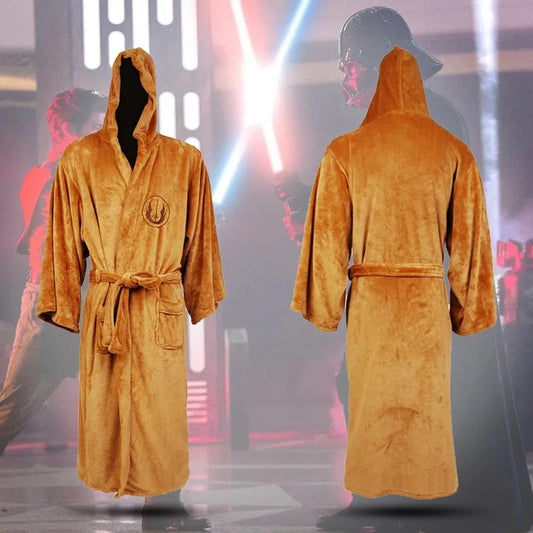 Jedi Knight Pajama Bathrobe – Unisex Flannel Cosplay Kigurumi