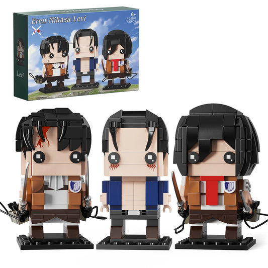 3-in-1 Attack on Titan Building Blocks Set