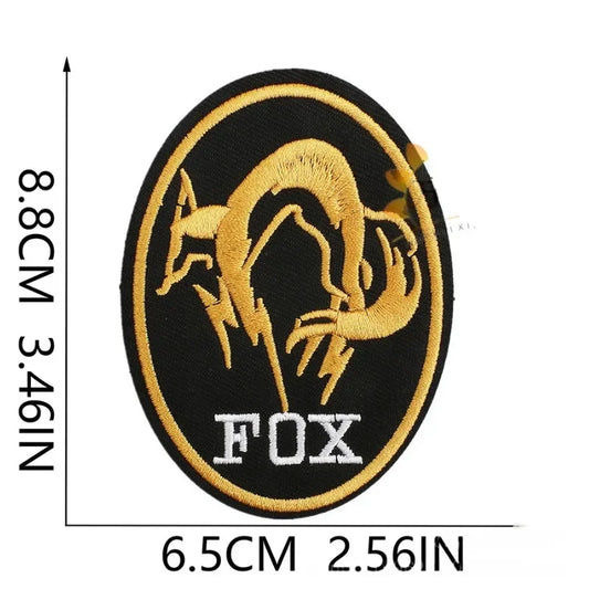 Wolf Head Embroidered Patch – Tactical Morale Badge