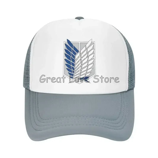 Attack on Titan Mesh Baseball Cap – Wings of Freedom Snapback Hat