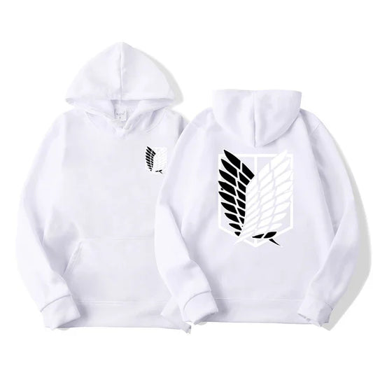 New Attack on Titan Men's Hoodie – Unisex Anime Streetwear Pullover