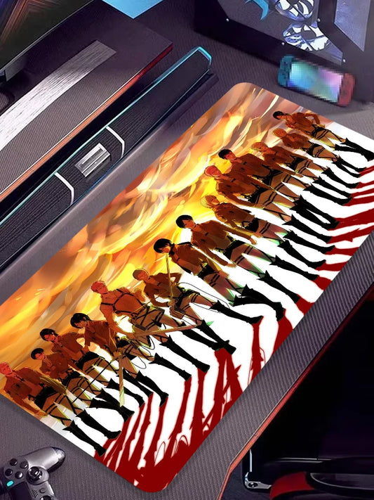 Attack on Titan Desk Pad – Thickened Writing & Gaming Mat for Students
