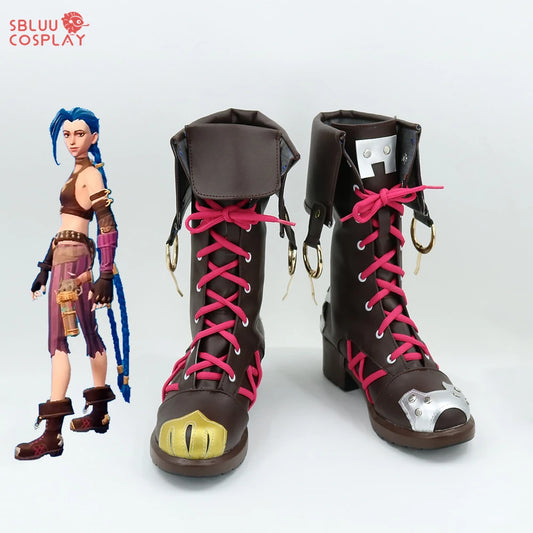 SBluuCosplay LOL Arcane Jinx Boots – Custom-Made Props