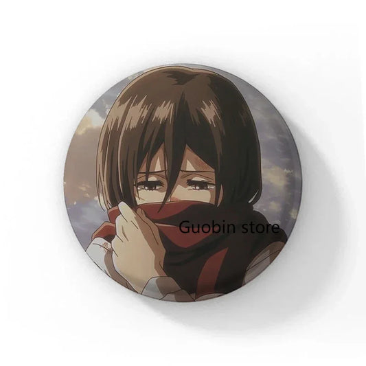 Attack on Titan Handmade Badge – Anime Character Brooches