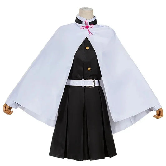 Kanao Tsuyuri Cosplay Costume – Kimono Dress with Wig & Butterfly Headdress