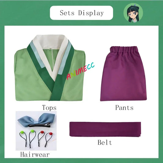ANIMECC Maomao Hanfu Cosplay Costume Wig Hairpin