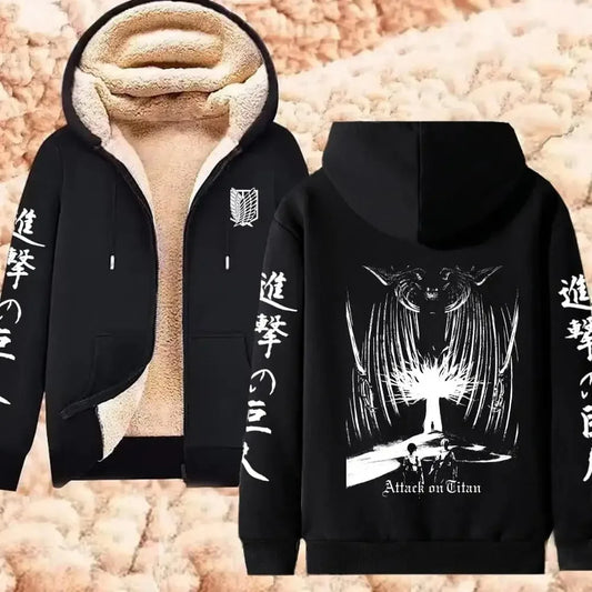 Attack on Titan Winter Warm Zipper Jacket
