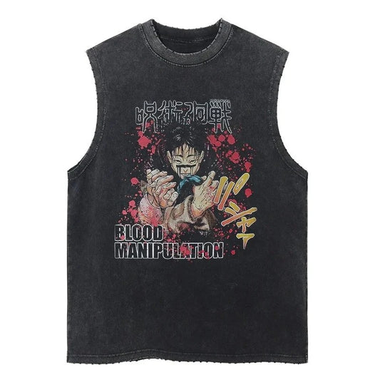 Attack on Titan Washed Vintage Vest Tank Top