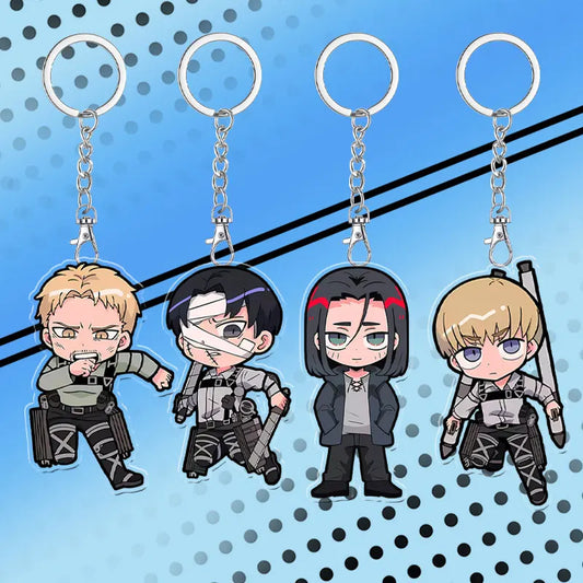 Attack on Titan Acrylic Keychain – 6cm Anime Pendant