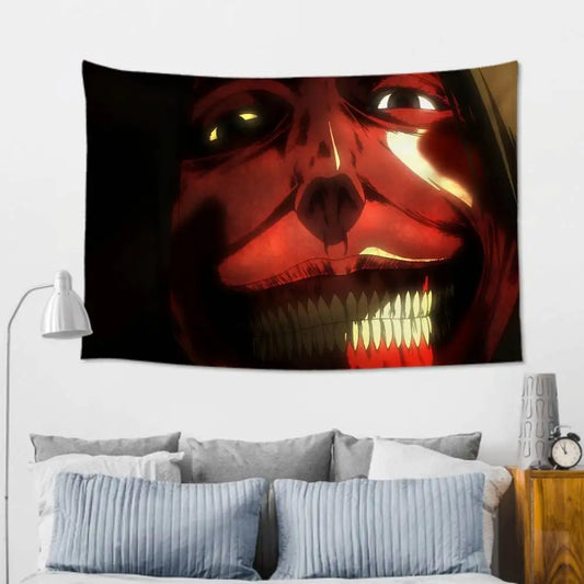 Dynamic Attack on Titan Tapestry – Anime Wall & Party Decoration