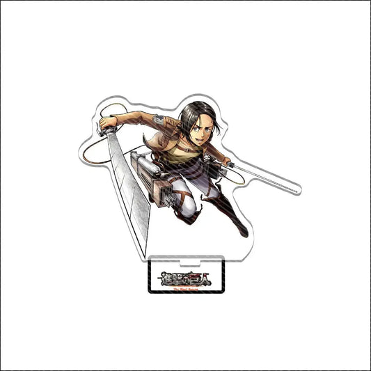 Attack on Titan Acrylic Stand – Armin, Eren, Levi & Mikasa Figure Models