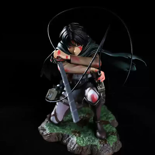 Levi Blood Battle Action Figure – High-Quality Attack on Titan Collectible
